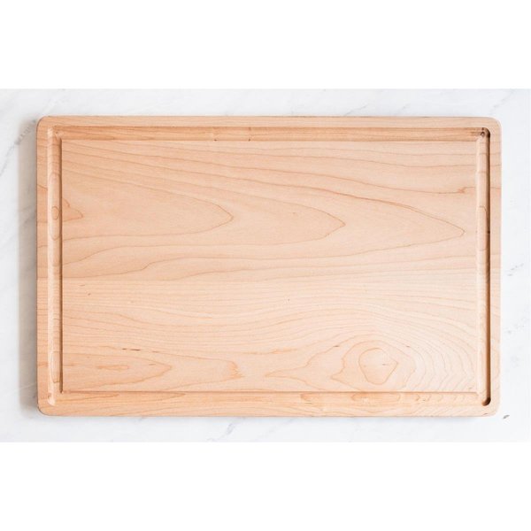 Casual Home Delice Maple Rectangle Cutting Board with Juice Drip Groove CB01201